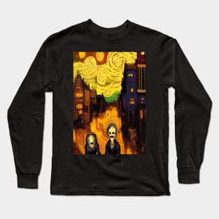 HAPPY FRENCH GHOSTS RETURN HOME ON HALLOWEEN Long Sleeve T-Shirt